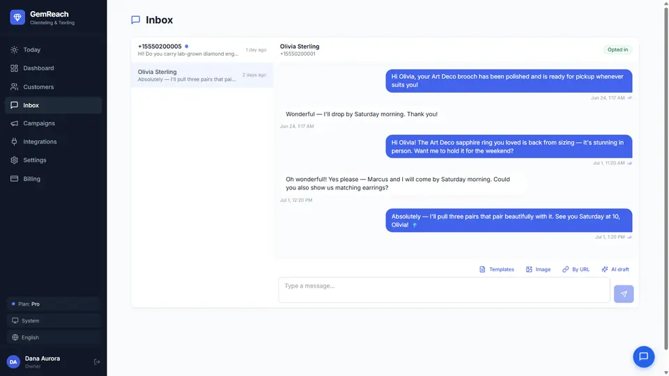GemReach: The shared texting inbox